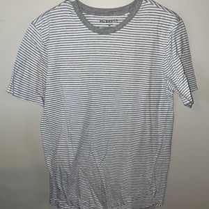 Mens medium grey striped shirt